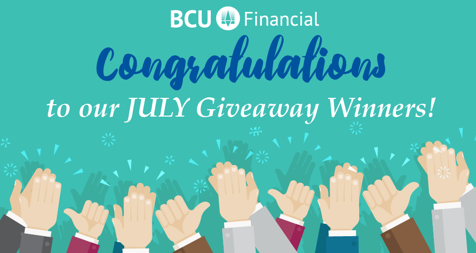 bcu giveaway july winners