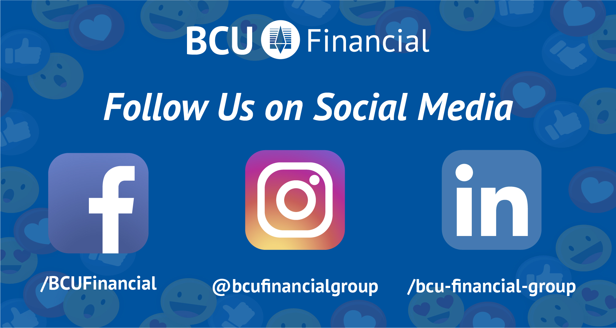 BCU Follow Us on Social Media