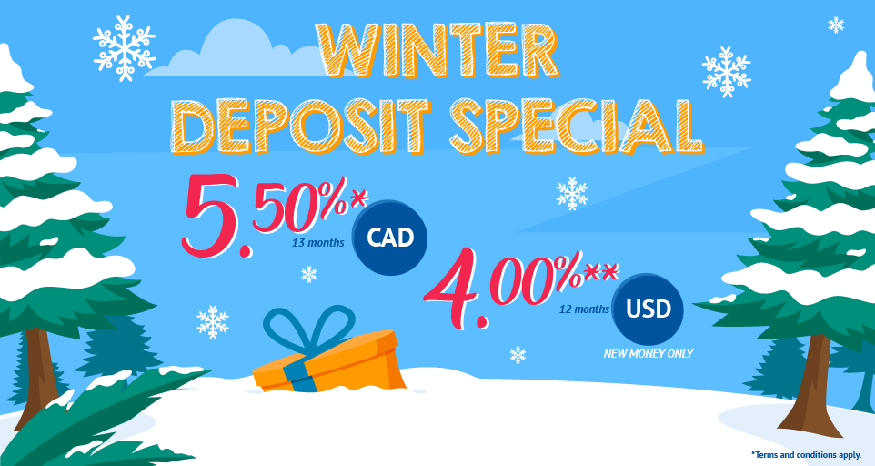 Winter Deposit Special